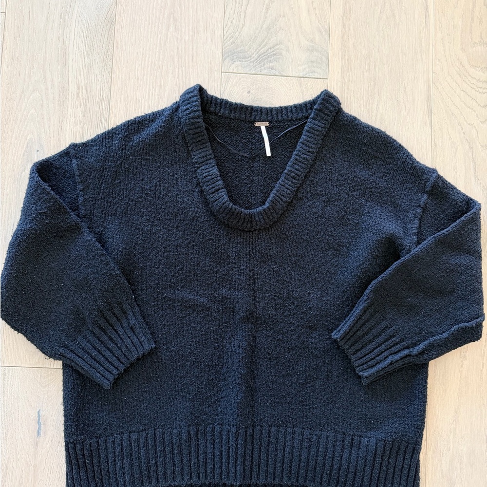 Free People Black Women's Sweater